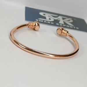 Classic Traditional Magnetic Copper Open Cuff Bangle Metal Craft Handmade <b>Adjustable</b> Lightweight Plain <b>Bracelet</b> for <b>Men</b> Women - Product Image 2