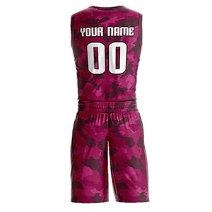Custom Sublimated Basketball Uniform <b>Set</b> for Men Lightweight Quick-Dry 100% Polyester Team Jerseys & Shorts - Product Image 4