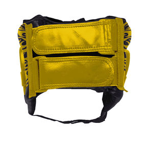 Casque de boxe en cuir intégral personnalisé et imprimé OEM avec protection mentonnière pour le kickboxing – Protège-têtes personnalisés - Product Image 2