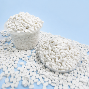 Granulés de CaCO3 blanc naturel de 25 kg, directement de l'usine, pour film soufflé PE PP, sacs en plastique, extrusion et injection - Product Image 1