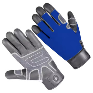 Gants de sécurité anti-coupure de qualité supérieure, résistants et renforcés, en cuir de chèvre pleine fleur, pour mécaniciens - Product Image 3