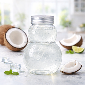 500ml PET Gourd Shape Eco-Friendly Food-Grade <b>Plastic</b> Bottle with Custom Twist <b>Cap</b> TINH DIEU VIETNAM - Product Image 3