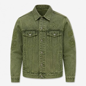 Veste en jean pour homme, vêtement de style premium, confectionnée en denim durable, coupe confortable et classique. - Product Image 5