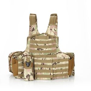 Gilet de chasse d'hiver personnalisé avec logo, en softshell, multi-poches, unisexe, vêtements d'extérieur - Product Image 1