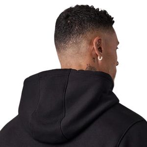 Sweat à capuche noir pour homme, pull décontracté en molleton, manches longues, vêtements de sport, tenue de gym, mode hiver - Product Image 4