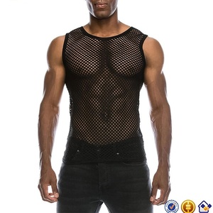 2026 New Custom Logo Breathable 100% Cotton Gym Sleeveless Mesh Tank Top for Men-Workout Muscle <b>Stringer</b> Bodybuilding <b>Vest</b> - Product Image 5