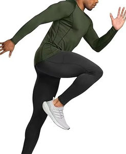 เสื้อคอมเพรสชั่นออกกำลังกายสำหรับผู้ชาย ดีไซน์ใหม่ปี 2026 ผลิตจากโพลีเอสเตอร์ เหมาะสำหรับการเพาะกาย - Product Image 2