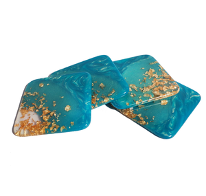 Best Quality Modern Resin Tea <b>Coaster</b> Set for Home Kitchen Office and Restaurant <b>Table</b> Decoration Available At Competitive Price - Product Image 4