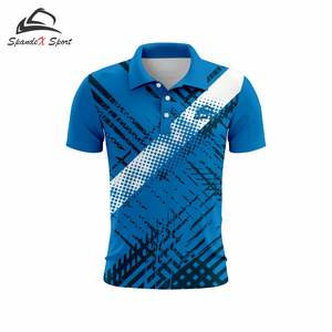 T-shirts imprimés en maille 100 % polyester de haute qualité, personnalisez votre propre chemise, impression numérique de logo, OEM ODM - Product Image 3