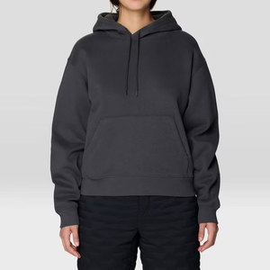 Sweat à capuche pour femme, nouveau style, en molleton de coton respirant et écologique, avec logo personnalisé, disponible en différentes tailles. - Product Image 4