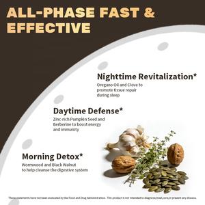 น้ำยาสกัดจากวอร์มวูด แบล็ควอลนัท ผสมลูกแพร์เทศ กระเทียม เมล็ดฟักทอง น้ำมันปาอูด'อาร์โก น้ำมันออริกาโน ขมิ้น และเบอร์เบอรีน (แบบ OEM/ODM) - Product Image 4