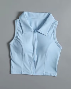สปอร์ตบราสำหรับวิ่งที่มีความยืดหยุ่นสูงสำหรับผู้หญิง |   เสื้อครอปออกกำลังกายแบบไร้ตะเข็บ X-Strap |   เสื้อกล้ามรัดรูปแบบมีแถบยางยืดสำหรับออกกำลังกาย - Product Image 1