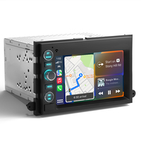 SEMAITU Lecteur MP5 stéréo de voiture 7 pouces pour Ford F-150 2007-2014 Linux CarPlay sans fil Android Auto Mirror Link Bluetooth IPS