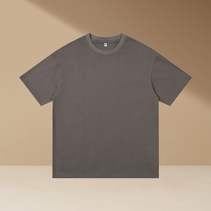 Men's Solid Color Short Sleeve O-Neck Knitted T-Shirt Regular Fit Casual Style - Product Image 4