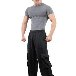 Camiseta Deportiva de Compresión para Hombre, Personalizada, al por Mayor, de Manga Corta, Secado Rápido, Transpirable, Antibacteriana, para Entrenamiento, Running, Fitness - Product Image 4