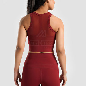 Sujetador Deportivo Ligero y Sencillo con Tirantes Cruzados, Soporte Ligero, Tela Transpirable Ecológica para Entrenamiento y Running para Mujer - Product Image 4