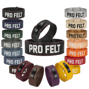 Fitness Apparel Custom Embroidery Logo Genuine Leather Lever Weightlifting <b>Belt</b> Powerlifting Gym Training High Performance <b>Belt</b> - Product Image 1