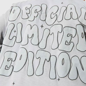 Camisetas de Hombre 100% Algodón a Precio Accesible, Calidad Premium, Estilo Urbano, Diseño con Estampado Puff, Patrón Sólido, en Venta - Product Image 6