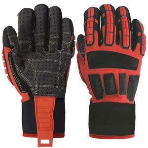 ถุงมือทำงานนิรภัยสำหรับงานอุตสาหกรรม  หนังสังเคราะห์  ซิลิโคนกันลื่น  ลายพิมพ์  สำหรับงานน้ำมัน  TPR ป้องกันแรงกระแทก  ป้องกันการบาด  ทนทานต่อการใช้งาน - Product Image 5