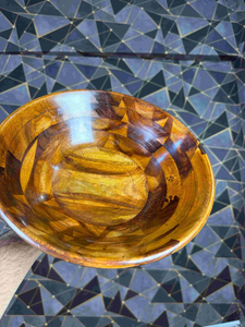 Ensemble de bols en bois rustique, grands bols en bois massif faits à la main pour la cuisine, la salle à manger, le service, les collations écologiques, le service à table - Product Image 2