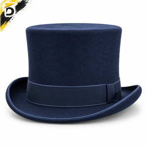 Chapeau haut de forme classique conçu pour un port confortable, construction durable, finition lisse, apparence élégante, utilisation formelle, fête - Product Image 5