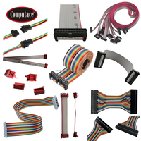 Cable de Fábrica OEM ODM Personalizable de Computace, Ensamblaje de Cables de Doble Fila con Conector Hembra IDC de 22 Pines, Cable Plano de 2.54mm, Puro
