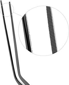 Pinzas Quirúrgicas Luc Ear Bayonet de 5 Pulgadas, Pinzas para Aplicación de Apósitos ENT, Puntas Serradas, Instrumento Médico con Certificación ISO - Product Image 3