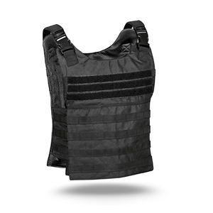 Chaleco Táctico Negro Portaplacas de Poliéster Cordura Ajustable para Entrenamiento al Aire Libre y Uso de Seguridad - Product Image 3