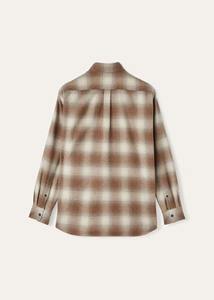 Chemises en flanelle à carreaux en coton épais pour hommes avec col boutonné - Product Image 2