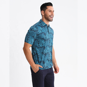 Polo de sport décontracté à manches courtes pour homme, respirant, en coton, coupe classique, impression personnalisée, vêtements d'été - Product Image 3