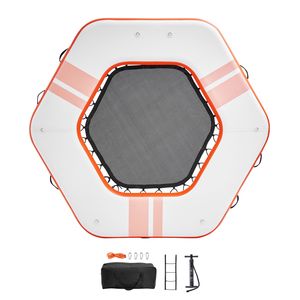 Piattaforma Galleggiante Gonfiabile da 8,5FT con Tappetino Antiscivolo in PVC da 5FT per Piscina e Mare - Product Image 1