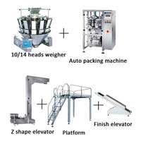 Machine d'emballage automatique à grande vitesse pour aliments secs, chips de pommes de terre, marché européen CE 120 180 sacs