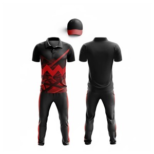 Uniforme de cricket respirant avec logo d'équipe brodé, maille confortable, design sublimé, nom et numéro personnalisés, uniforme de cricket 2026 - Product Image 2