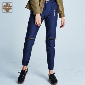 Pantalones de mujer azul marino atléticos OEM ODM - Product Image 1
