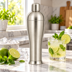 Coctelera de Acero Inoxidable, Kit de Barman de 3 Piezas, Herramienta Profesional para Bar - Product Image 6