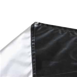 Capa Profesional para Cortar el Cabello en Salón de Belleza, Resistente al Agua, de Nailon/Poliéster, con Impresión por Sublimación Personalizada, Cuello Ajustable, Color Negro - Product Image 6