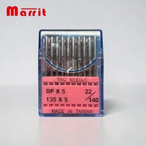 ทีเอ็นซี # เข็มเหล็ก DPx5-135x5-22/140 ผลิตในไต้หวัน สำหรับอะไหล่จักรเย็บผ้าอุตสาหกรรม - Product Image 1