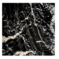 Marbre noir emblématique, pierre naturelle polyvalente pour les murs de construction, les projets commerciaux, les entrées, les extérieurs, les chambres, les salles de bain, les couloirs