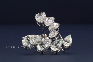 Boucles d'oreilles clous en or massif 14 carats de qualité supérieure avec diamants de laboratoire, design minimaliste et pierres scintillantes de haute qualité créées en laboratoire pour un usage quotidien - Product Image 2