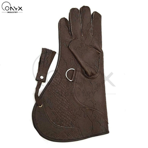Gants de fauconnerie en cuir haute protection, coutures renforcées, mitaines d'entraînement, prix de gros, mitaines pour animaux - Product Image 3