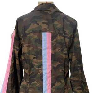 Chaqueta Utilitaria de Camuflaje para Mujer Jack and Jill, Chaqueta con Botones y Logotipo Bordado, Suministro al por Mayor OEM Personalizado - Product Image 6