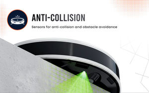 Características avanzadas de la aplicación inteligente Robot aspirador filtro HEPA autolimpiante húmedo/seco para el hogar y hoteles fuente de energía eléctrica - Product Image 4