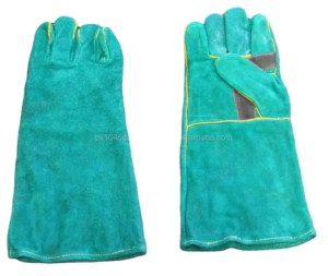 Guantes de Cuero Vacuno para Barbacoa, Forro de Algodón, Antiestáticos, Resistentes al Calor, para Trabajo Industrial y Soldadura - Product Image 5