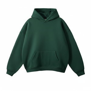 Sudaderas con Capucha para Hombre, 100% Algodón, Tejido Grueso de Felpa, Talla Grande, Diseño Sólido, Tejido de Punto, Antiarrugas, Personalizables - Product Image 2