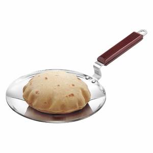 Classic Stainless Steel Flat Tawa <b>Pan</b> for Roti Chapati Dosa Cooking Kitchen Griddle Durable Heavy Gauge Premium Quality - Product Image 3