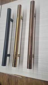 Modern Brass Cabinet Bar Handles Minimalist Design Black <b>Gold</b> Finish Durable Furniture Hardware Kitchen <b>Drawer</b> <b>Pulls</b> - Product Image 5