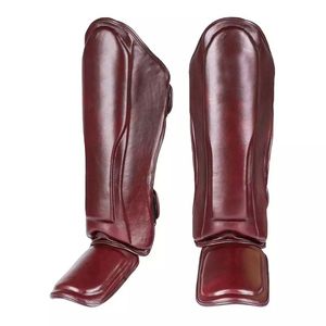 Protector de Espinillas de Cuero Personalizado para Kick Boxing, MMA y Boxeo, Almohadillas Protectoras para Piernas, Protector de Espinillas para Entrenamiento de Boxeo - Product Image 6