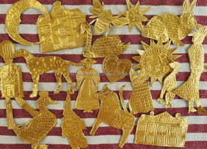 Adornos Navideños de Copos de Nieve Metálicos, Perfectos para Decoración de Árboles de Navidad y Personalizables - Product Image 4