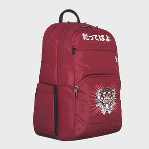 Sac à dos pour ordinateur portable Arctic Fox Katana Tawny Port - Sac de voyage élégant en PU avec port USB pour le bureau et l'université - Product Image 2