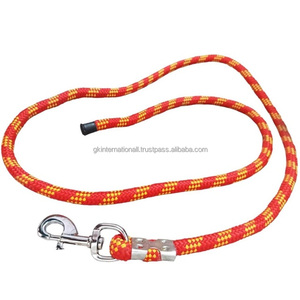 Non-Fading Comfort Grip Durable <b>Training</b> <b>Lead</b> for Equestrian Clubs with Metal Chain and PVC Handle Custom Horse Rope - Product Image 2